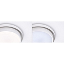Luminaire de plafond MALIK IP20, mat, blanche gradable
