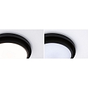 Paulmann Luminaire de plafond MALIK IP20, mat, noir gradable