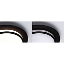 Paulmann Luminaire de plafond EGRON IP20, mat, noir gradable