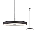 Paulmann 1- Luminaire � suspension monophas� HILDOR URail IP20, noir mat gradable