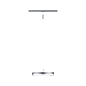 1-phase pendant luminaire HILDOR URail IP20, chrome matt dimmable