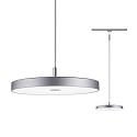 1- Luminaire � suspension monophas� HILDOR URail IP20, chrom� mat gradable