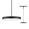 Paulmann 1- Luminaire � suspension monophas� HILDOR URail IP20, noir mat gradable