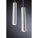 Paulmann Halog�ne sur rail URAIL CATALEJO cylindrique GU10, chrom� mat, blanche