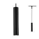 Halog�ne sur rail URAIL CATALEJO cylindrique GU10, noir mat