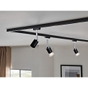 Paulmann Spot URAIL PURE II rotatif, inclinable GU10, noir mat gradable