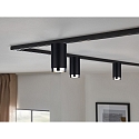 Paulmann Spot URAIL TUBE GU10, chrome, noir mat gradable