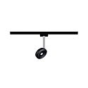 Paulmann Spot URAIL DISCUS LED, chrome, noir mat