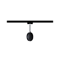 Paulmann Spot URAIL DISCUS LED, chrome, noir mat