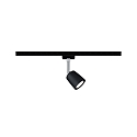Paulmann Spot URAIL COVER rotatif, inclinable GU10, chrome, noir mat gradable