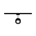 Paulmann Spot URAIL ALDAN LED avec optique de lentille, chrome, noir mat gradable