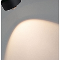 Paulmann Spot URAIL ALDAN LED avec optique de lentille, chrome, noir mat gradable
