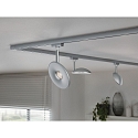 Paulmann Spot URAIL SPHERE, chrome, chromé mat gradable
