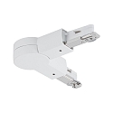 1- Connecteur en L monophas� URAIL r�glable, blanche