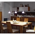 Paulmann Luminaire � suspension URAIL SARRASANI E14, opale, blanche gradable