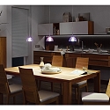 Paulmann Luminaire � suspension URAIL SARRASANI E14, chrom� mat, dichro�que gradable