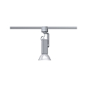 Paulmann Halog�ne sur rail URAIL APOL II avec bras articul�, r�glable E27, chrome