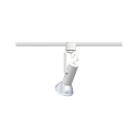 Paulmann Halog�ne sur rail URAIL APOL II avec bras articul�, r�glable E27, blanche
