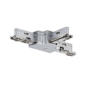 Connecteur en T monophas� URAIL, chrom� mat