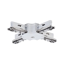 1- Connecteur en X monophas� URAIL, blanche