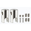 Paulmann Accessories for Wire system 12V Wire block, set of 2, max.150W/bar, max.300W, 12V, chrome