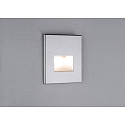 Paulmann Luminaire d'encastrement mural  EDGE QUADRO Bas, angulaire, indirect, chromé mat