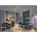 Paulmann Lumi�re encastr�e SUON DIM-TO-WARM Dim-To-Warm, lot de 3 IP44, satin, blanche gradable 480lm 2000K