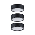 Paulmann Eclairage sous meuble PUKK LED lot de 3, noir   10,5W 210lm 2700K