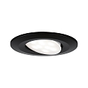 Paulmann Eclairage d'ext�rieur encastr� CALLA LED rond, pivotant IP65, noir mat 
