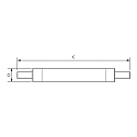 Philips LED linear lamp R7s 118mm COREPRO LEDLINEAR 118MM SLIM switchable, slim 7,2W 810lm 3000K 300� CRI 80 