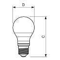 Philips Lampe LED forme poire COREPRO A60 commutable A60 E27 7W 806lm 2700K CRI 80 
