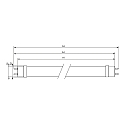 Philips LED tube T8 MASTER LEDtube Value 1200mm HO G13 14W 2100lm 6500K 190� CRI 80 