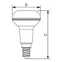 Philips Lampe LED CorePro LEDspot R50 E14 4,3W 390lm 2700K 36° CRI 80 gradable