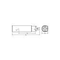 RADIUM Lampe LED ESSENCE DUO/E G24Q G24q-2 7W 770lm 4000K 120� CRI 80-89 