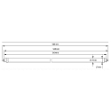 RADIUM LED tube T5 DC-TUBE LED T5 NEO® 14/24 840/G5 - 549MM matt G5 10W 1800lm 4000K 220° CRI 80-89 dimmable