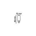 RADIUM Lampe à filament LED TUBE T26 40 827/C commutable E14 4,2W 470lm 2700K 300° CRI 80-89 