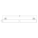 RADIUM Lampe de ligne S14s RaLEDina RL-RAL2 60 S14s 4,9W 430lm 2200K 200° CRI >90 gradable