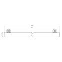 RADIUM Lampe de ligne S14s RaLEDina RL-RAL2 120 S14s 9,7W 840lm 2200K 200° CRI >90 gradable