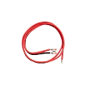 C�ble de connexion 24V 2x 0.32mm� COATED avec prise de courant, 2 p�les, rouge