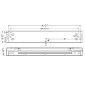RADIUM Driver de LED DC DRIVER DALI 15W/100-350mA contr�lable par DALI, courant constant, r�glable, gris argent