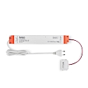 Driver de LED EASY CONNECT 24V DC - 120W EURO PLUG avec prise de courant, courant constant, statique, orange, blanche