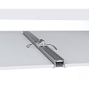 RADIUM Profil d'aile SMALL - FOR 1 STRIP version pour montage encastr�, noir, anodis�