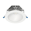 downlight CHANGY-B TRIZONE - UGR<25 ETM multipower, set back, with lens optics IP54, white 