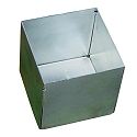 Bo�tier int�gr� 76X76X74MM carr�, ferm�, acier