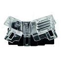 Alimentation VARDAFLEX 1CM - PUSH SPACE 2 pôles, noir, transparent
