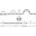fully siliconised LED strip VARDAFLEX ECO AC - 50M / 1.7CM switchable white