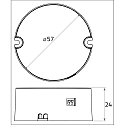 Rutec Actionneur de commutation DALI-2 PUSH 8W 350-700MA courant constant, r�glable