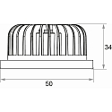 Rutec Module LED 350MA MR16 930 36� courant constant, dimmable 7W 940lm 3000K 36� CRI >90 gradable