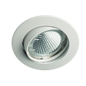 Plafonnier encastr� MR16 pivotant IP20, couvert de poudre, blanche