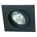 Lumière encastrée QUADRO pivotant IP20, graphite